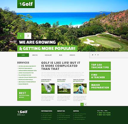 Golf Grounds Built with Cherry Framework