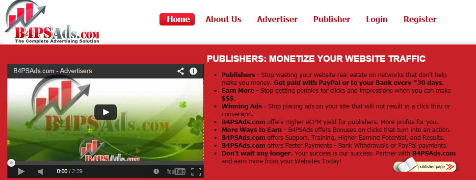 B4PSAds.com   Pay Per Click Advertising Network