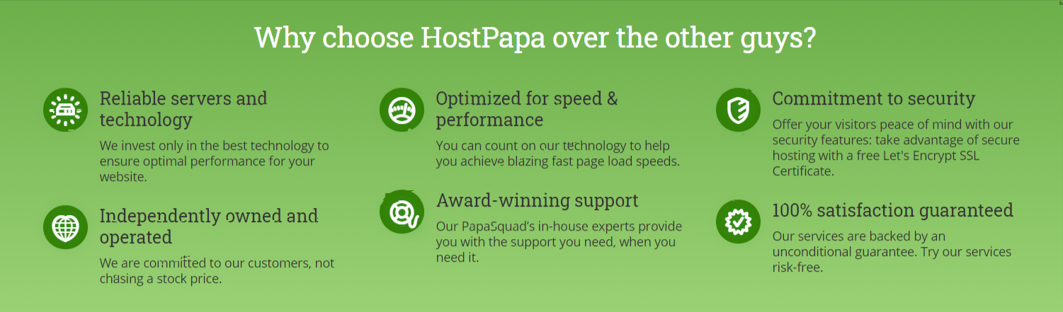 Features in detail- Hostpapa Review