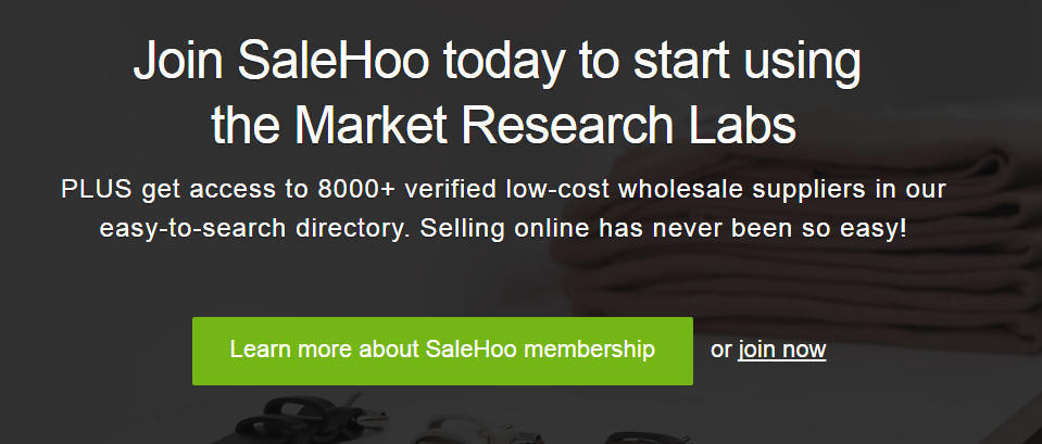 SaleHoo Market Research Tool