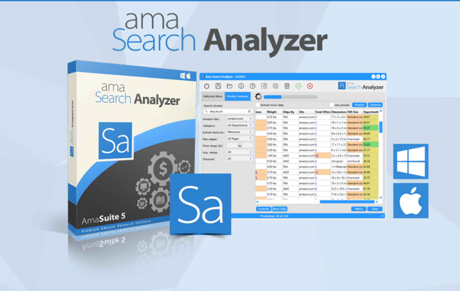 AmaSuite - AMZ Search Analyzer
