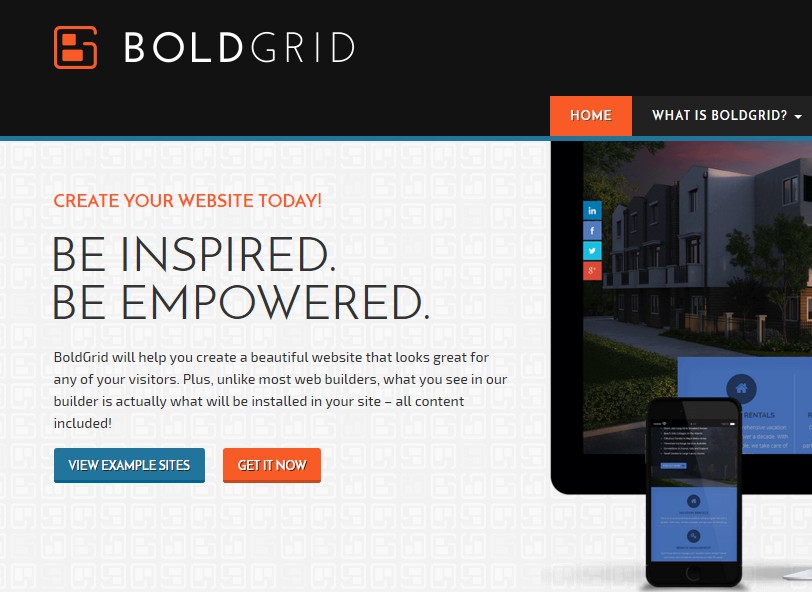 BoldGrid Review - Create a Web Site