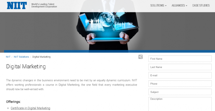 NIIT Digital Marketing - Digital Marketing Courses