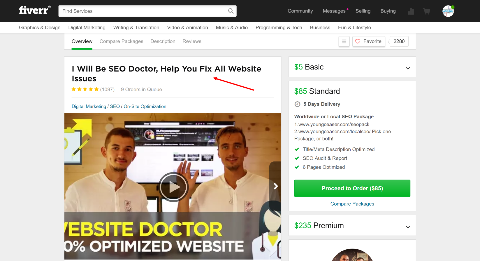 Seo doctor- How to Make Money With Fiverr