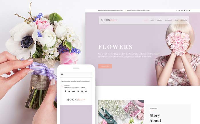 wer - Flower Shop WordPress Theme
