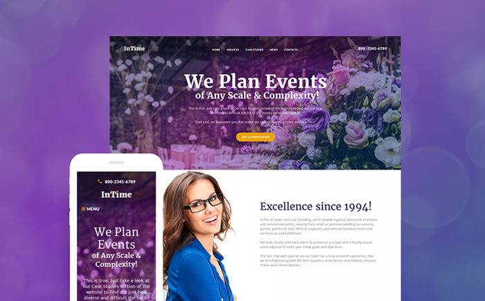 Event Planner WP Theme 