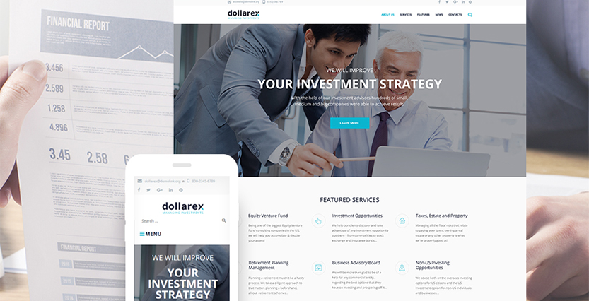 Investment Company WP Theme 