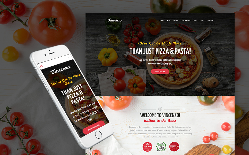 Pizza Restaurant WordPress Theme