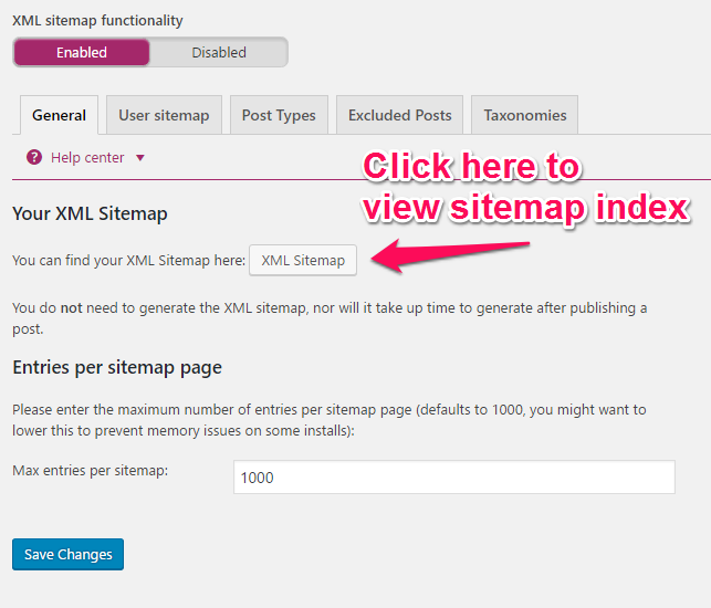 SEO Tips- View Sitemap