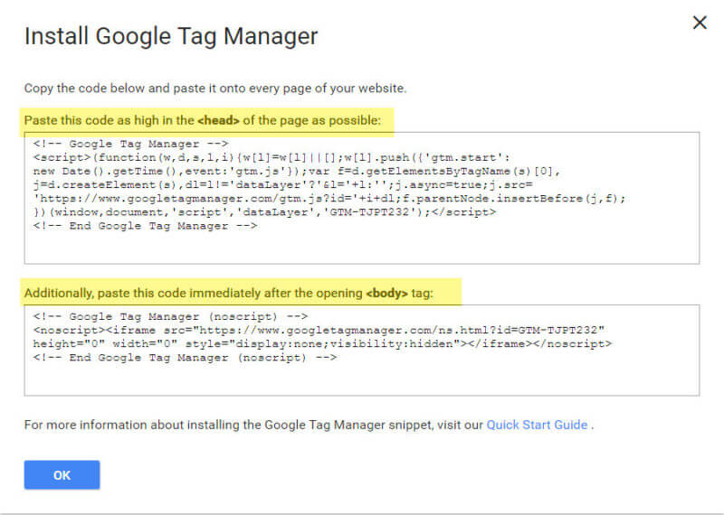 Google Tag Manager- add_the_snippet_code