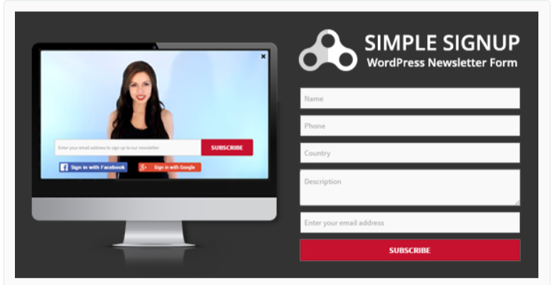 Simple Signup - WordPress Email Marketing Plugins