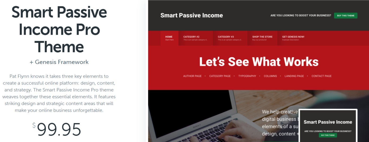 Smart Passive Income Pro - WordPress Blog Theme