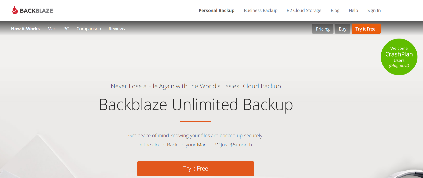  Backblaze- Best Cloud Backup Service For Mac