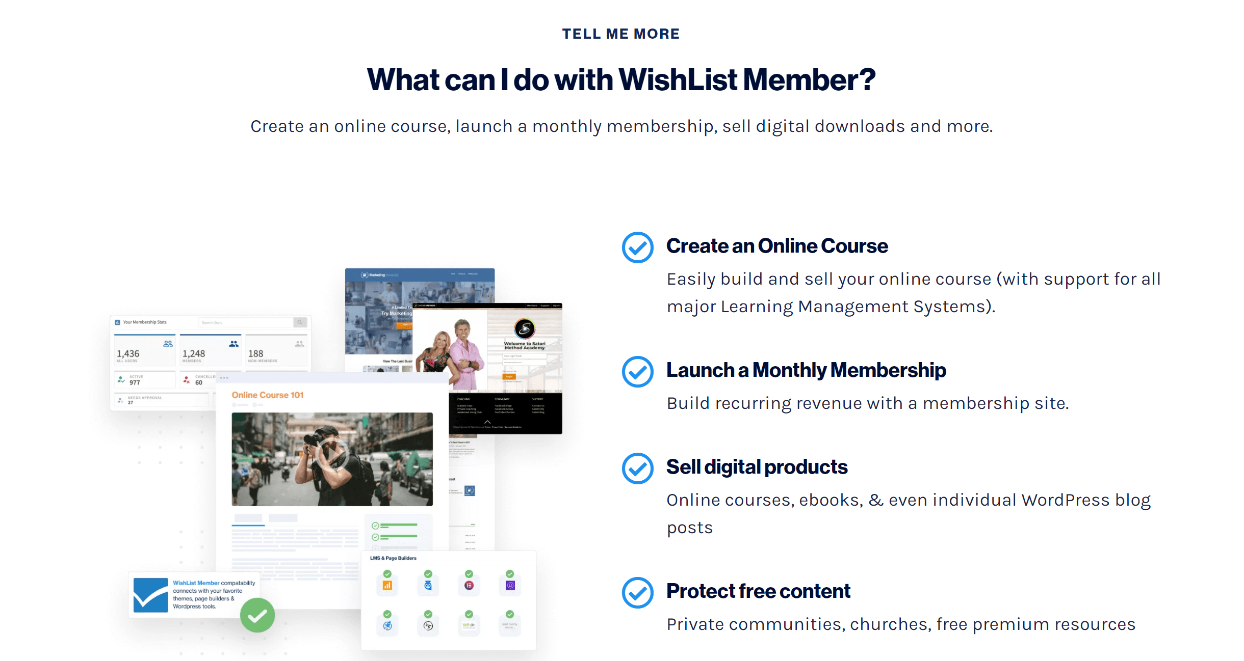 Wishlist membership products