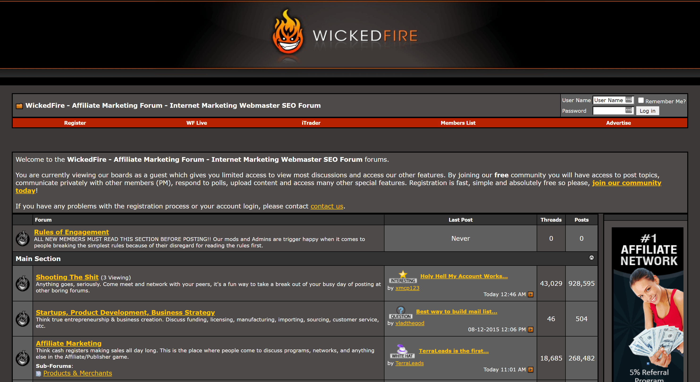 Wickedfire affiliate marketing forum