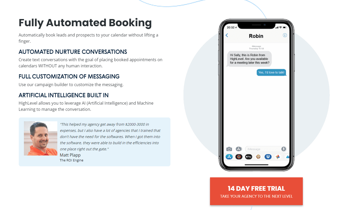 GoHighLevel - Automated booking