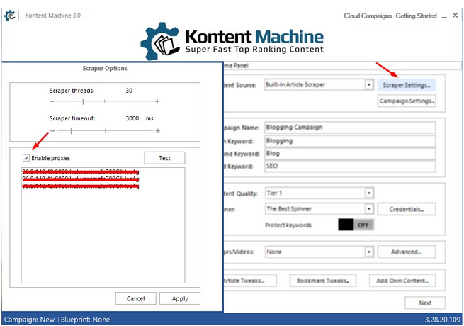 Kontent Machine 3 Review Proxies add