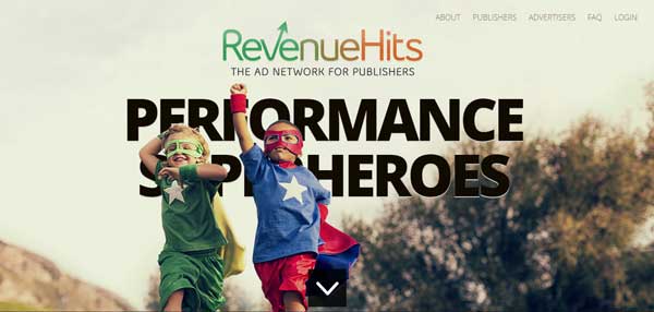 RevenueHits ad network Review