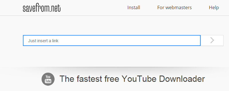 Saveform Der schnellste kostenlose YouTube Downloader