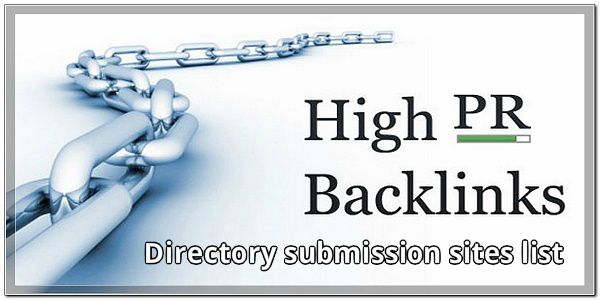 Free High PR Directories Submission Sites List
