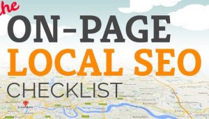 On-Page Local SEO techniques infographic
