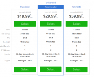 bluehost promo codes- vps pricing