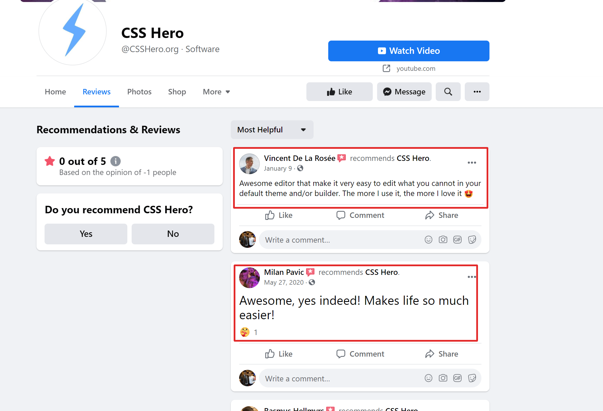 CSS Hero Wordpress评论