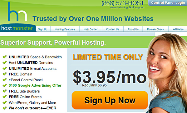 Top Vps hosting provider - hostmonster hosting