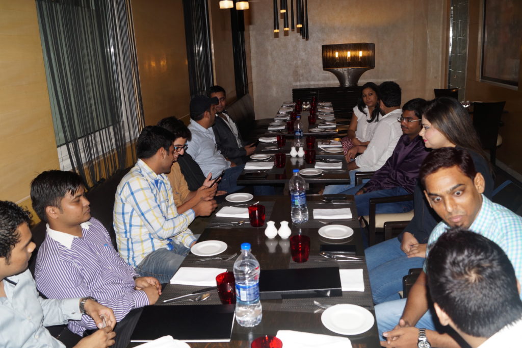 Payoneer Networking Dinner Delhi july 10th 2015 India marketers