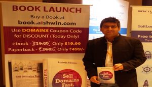 Domain X 2015 Aishwin with hi  book how  to  sell domains fast
