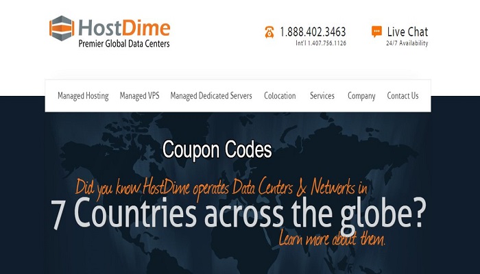 HostDime  coupon codes  promo codes discount codes