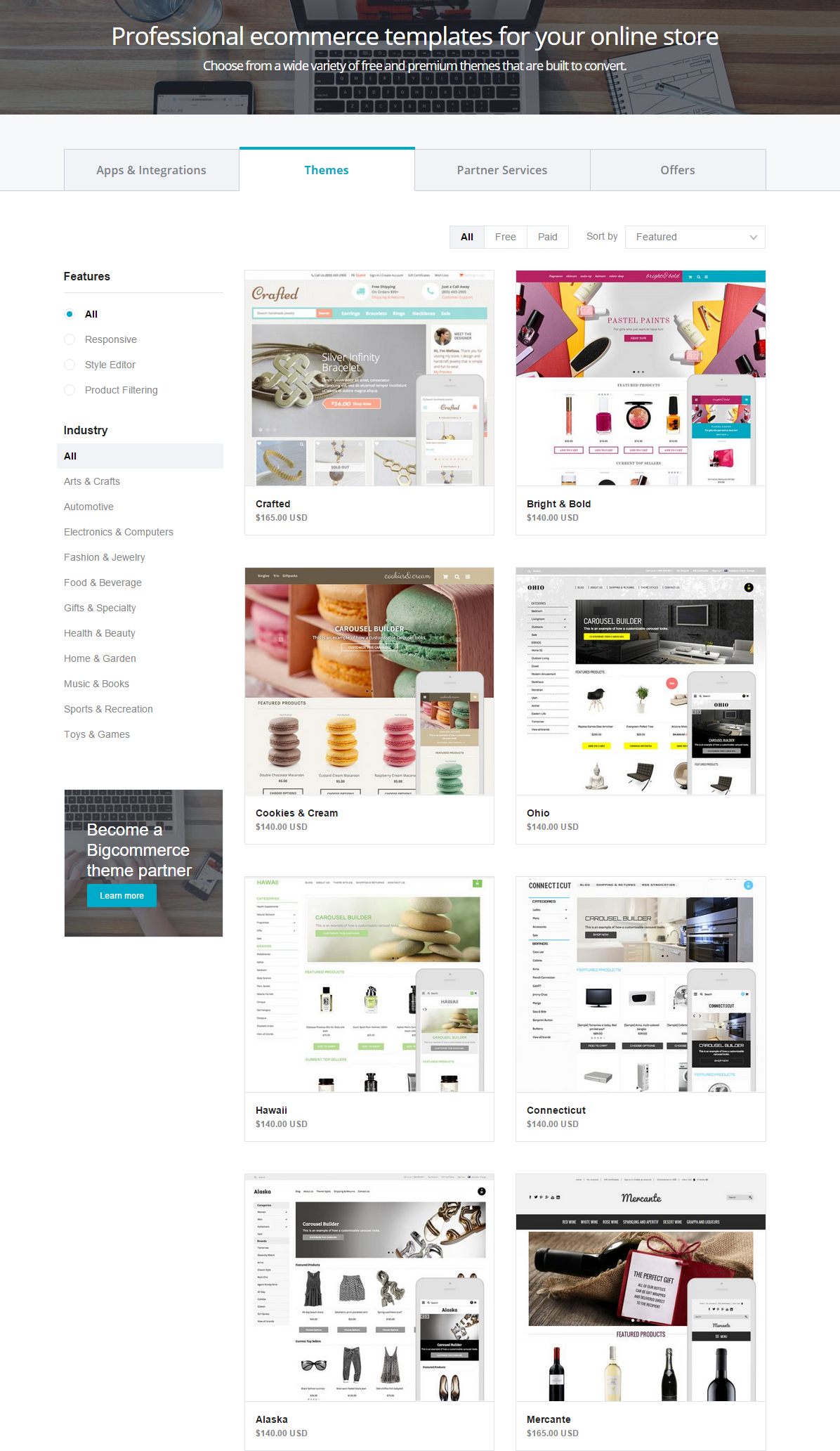 Bigcommerce Free Ecommerce Templates Online Store Themes