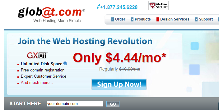 Globat   Affordable Web Hosting