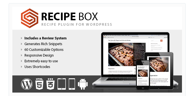 Recipe Box Recipe Plugin for WordPress