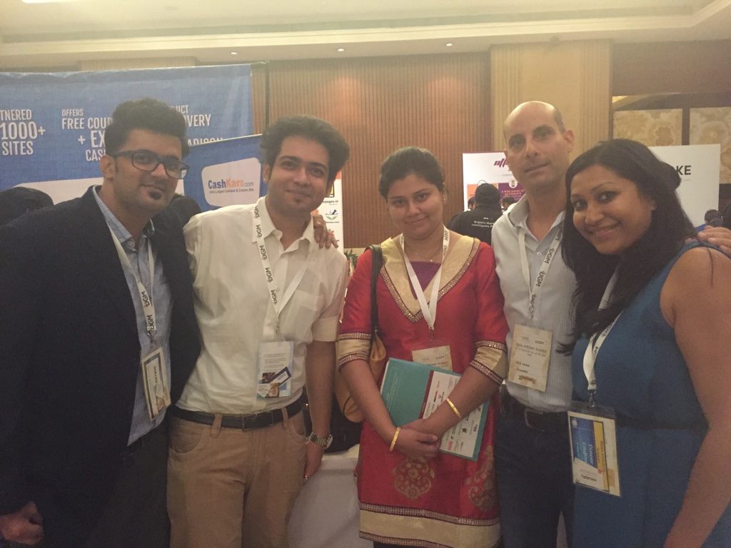 India Affiliate Summit 2015 Delhi Payoneer team Gold sponsor