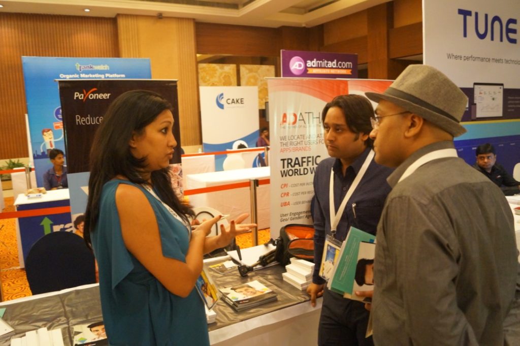 Payoneer at India Affiliate summit 2015 day 1