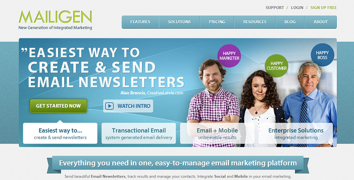 mailigen - Marketing par courrier électronique