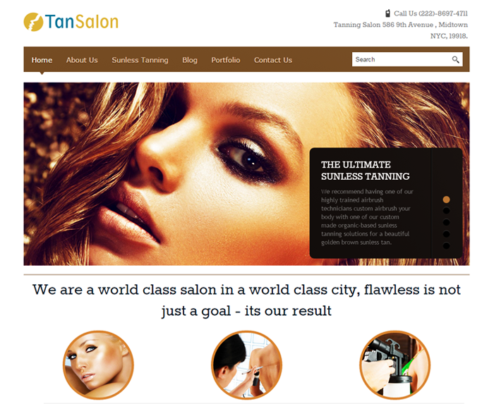 TanSalon WordPress Theme