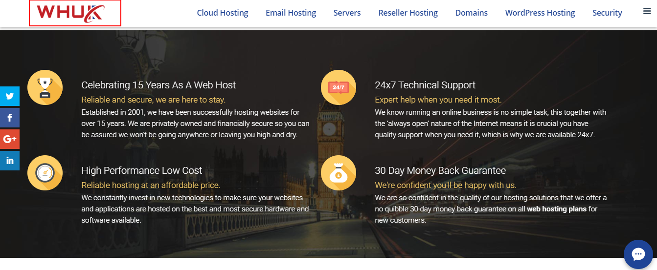 Webhosting Uk Services And Features