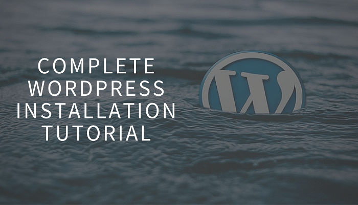 WordPress Installation Tutorial