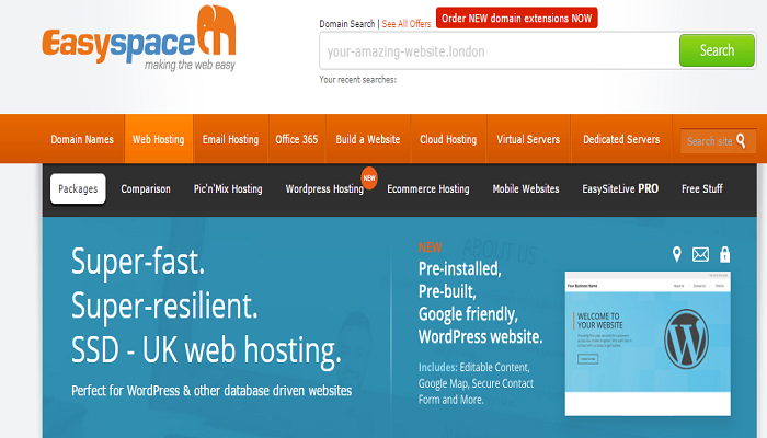 Easyspace Hosting coupon codes promo codes  discount codes