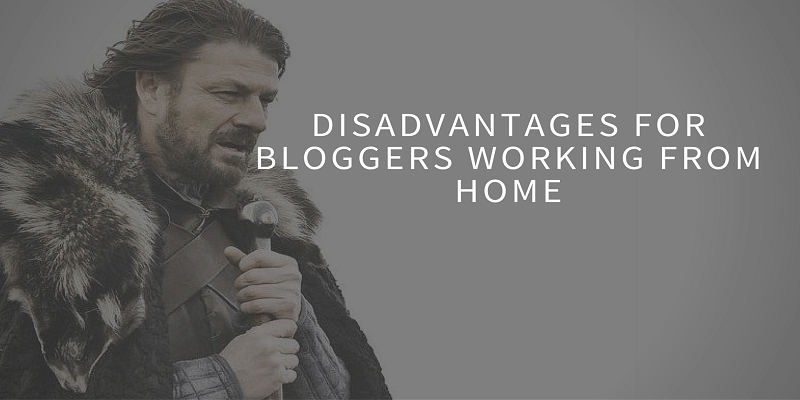 在家工作的Blogger的缺点是什么