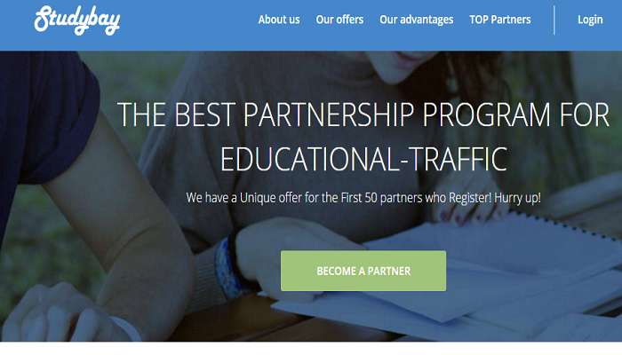 Studybay Affiliate program Best Partnership Program For Educational Traffic