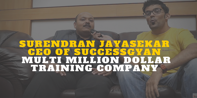 Surendran Jayasekar CEO of SuccessGyan