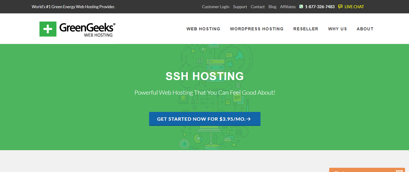 GreenGeeks SSH hosting