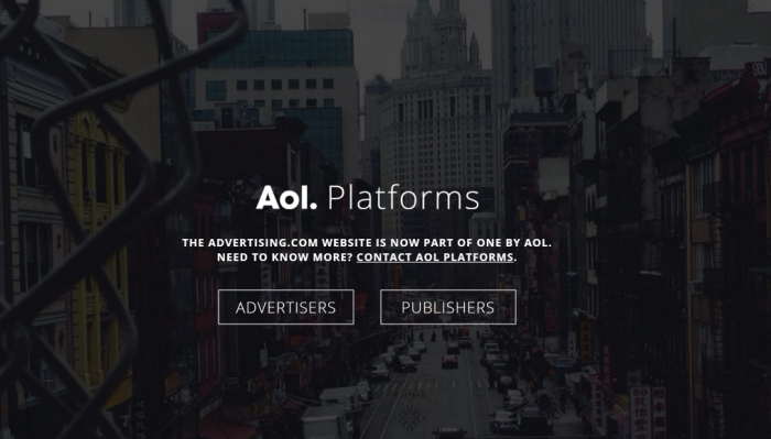 广告商AOL平台