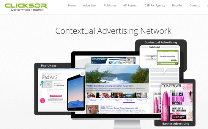 Clicksor Contextual Advertising Verhaltensmarketing