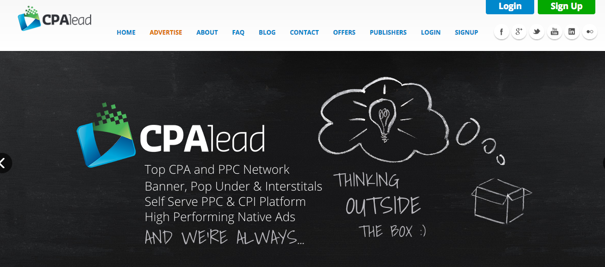 cpalead-顶级内容柜广告网络