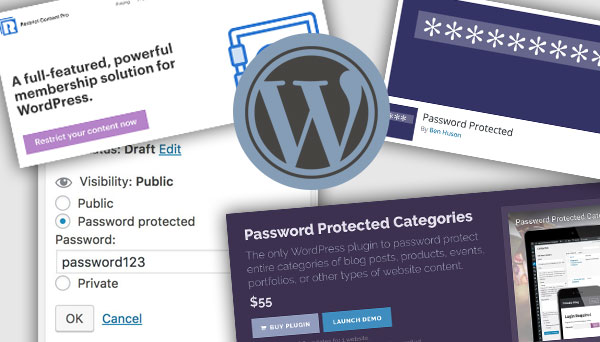 Ausgewähltes Bild - WordPress-Passwortschutz Plugins