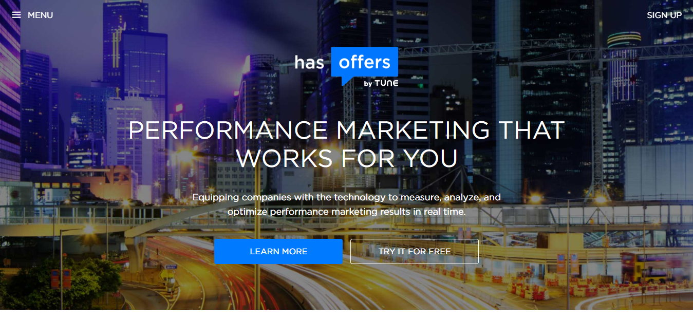 HasOffers by TUNE -The Leading Performance Marketing Software